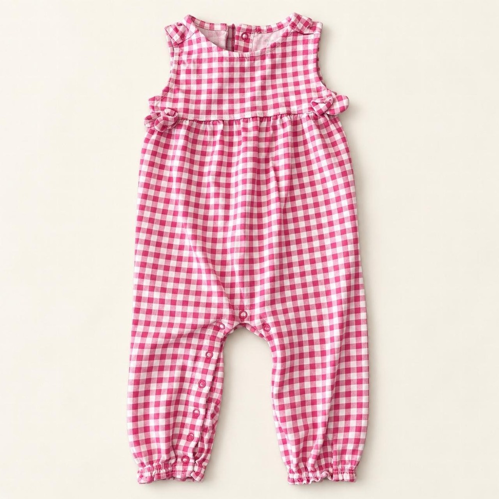 Carter's Pink Gingham Romper | 24 Months